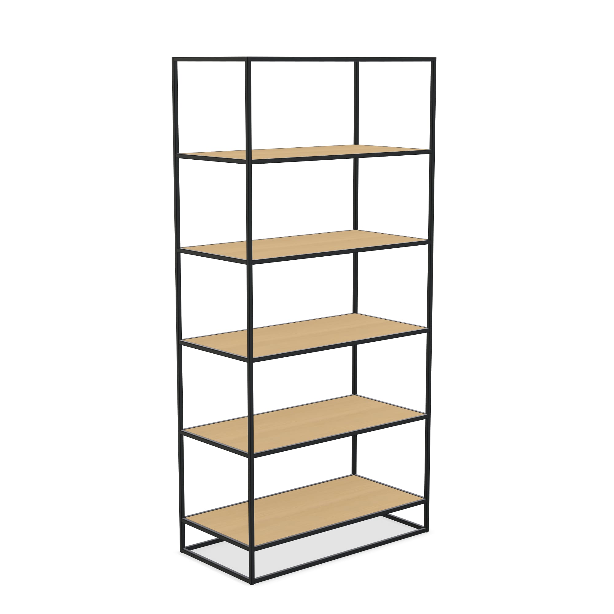 Steelcase West Elm Work Greenpoint Tall Open Bookcase