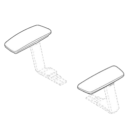 Steelcase Arm Caps for Think - 895046511SR