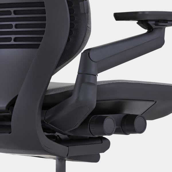 Steelcase Gesture Chair with Adjustable Headrest & Lumbar Buzz2 Black Hard  Floor 619084076469