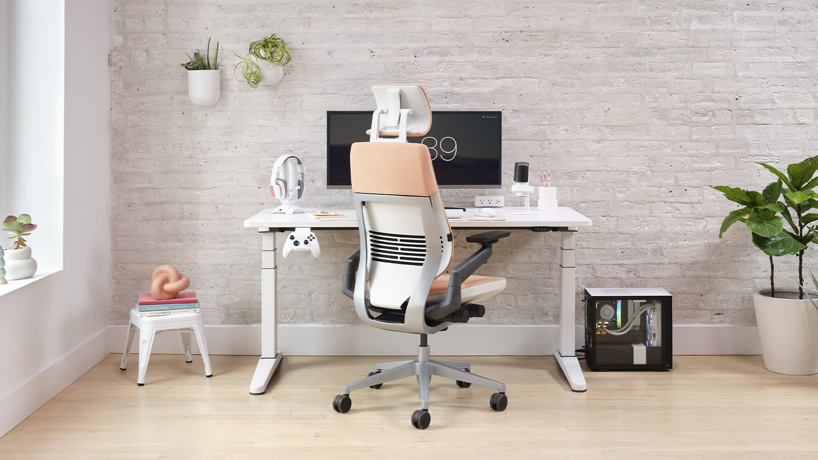 WFH Sitting Desk, Home Office Desk, US Made