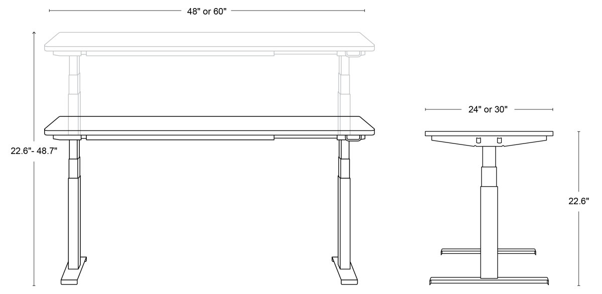 Solo Modern & Adjustable Standing Work Desk | Steelcase Store