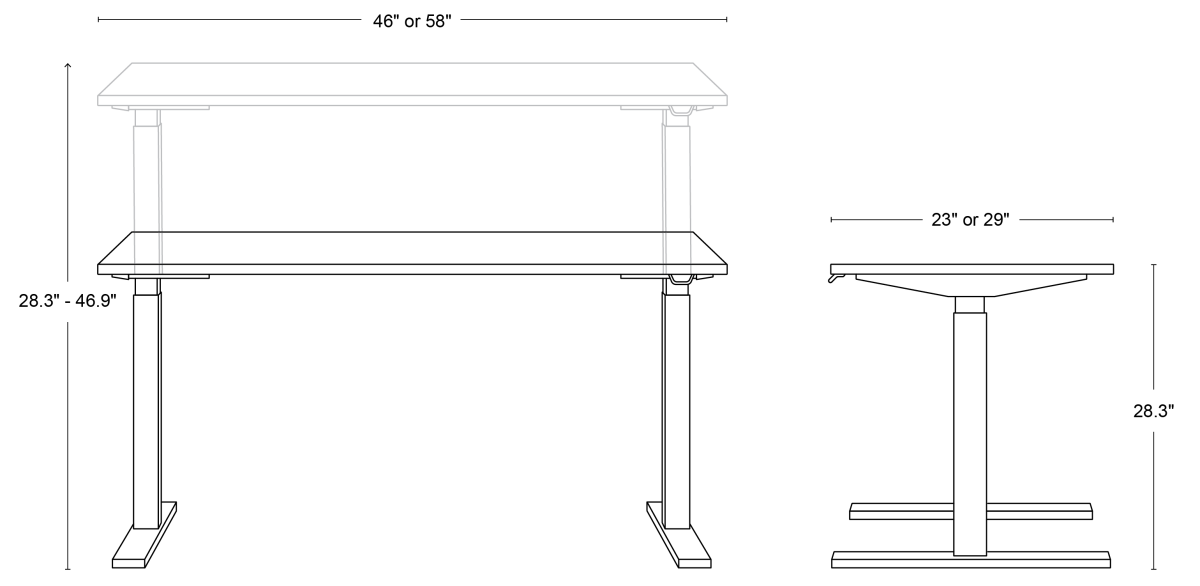 Migration SE Sit-to-Stand Desk for Home Office | Steelcase Store