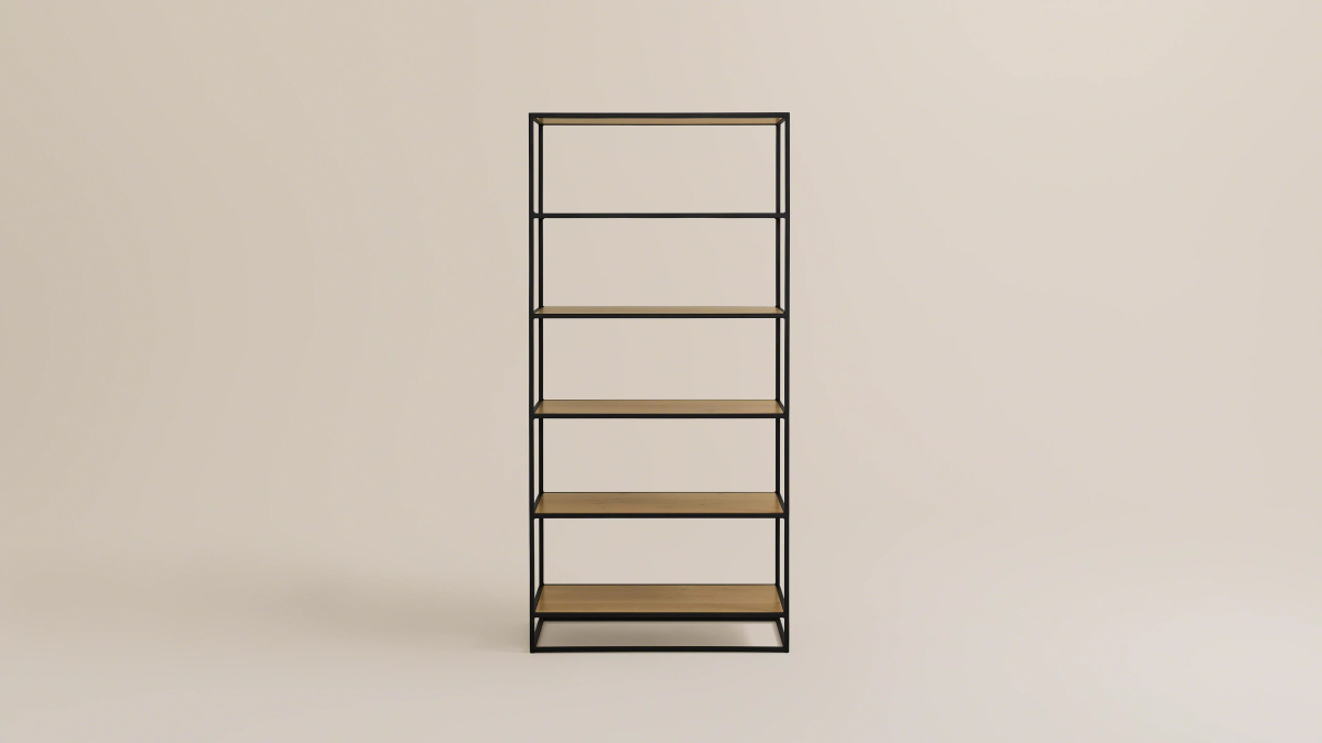 West Elm Work Greenpoint Narrow Open Bookcase - Thumbnail 4