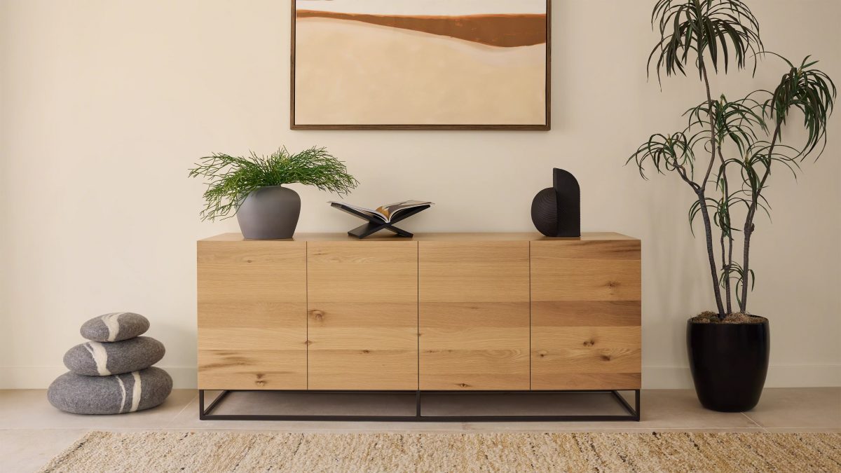 Greenpoint Wooden Storage Credenza | Steelcase Store