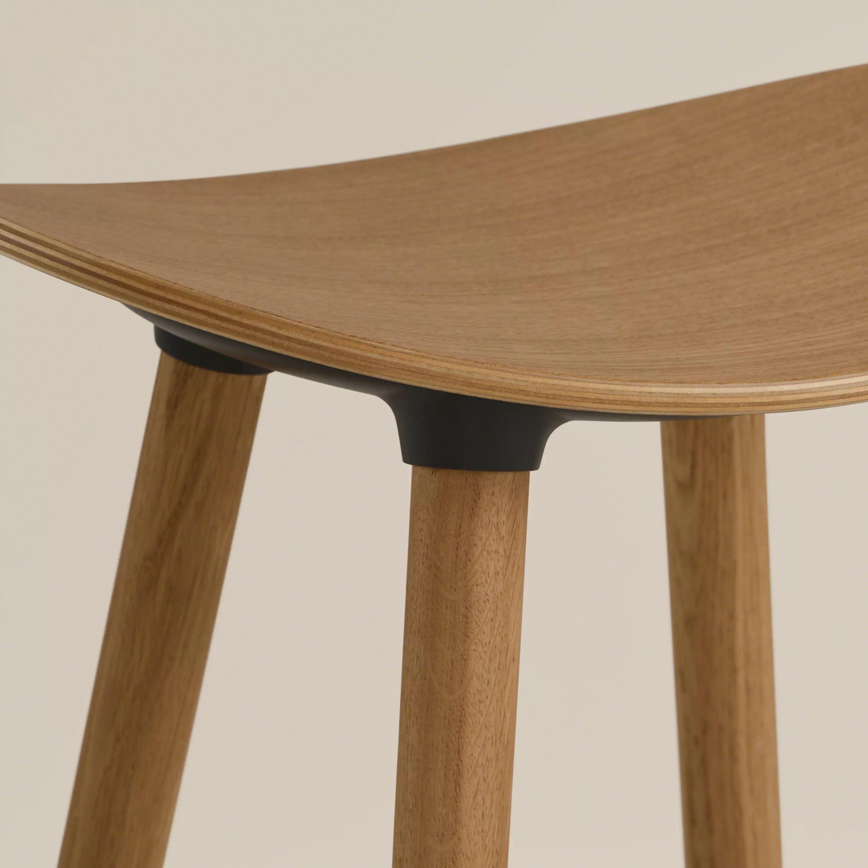 Enea Cafe Wood Stool | Steelcase Store